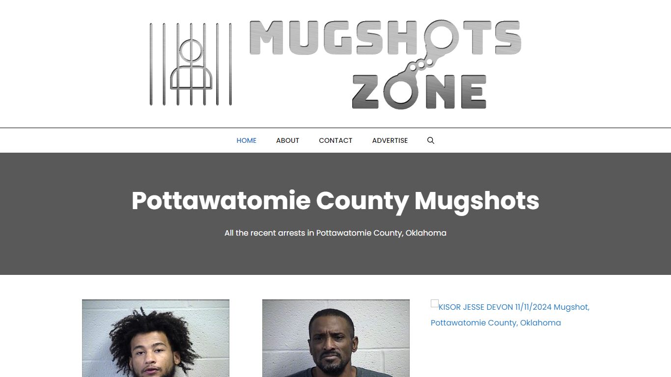 Pottawatomie County Mugshots Zone